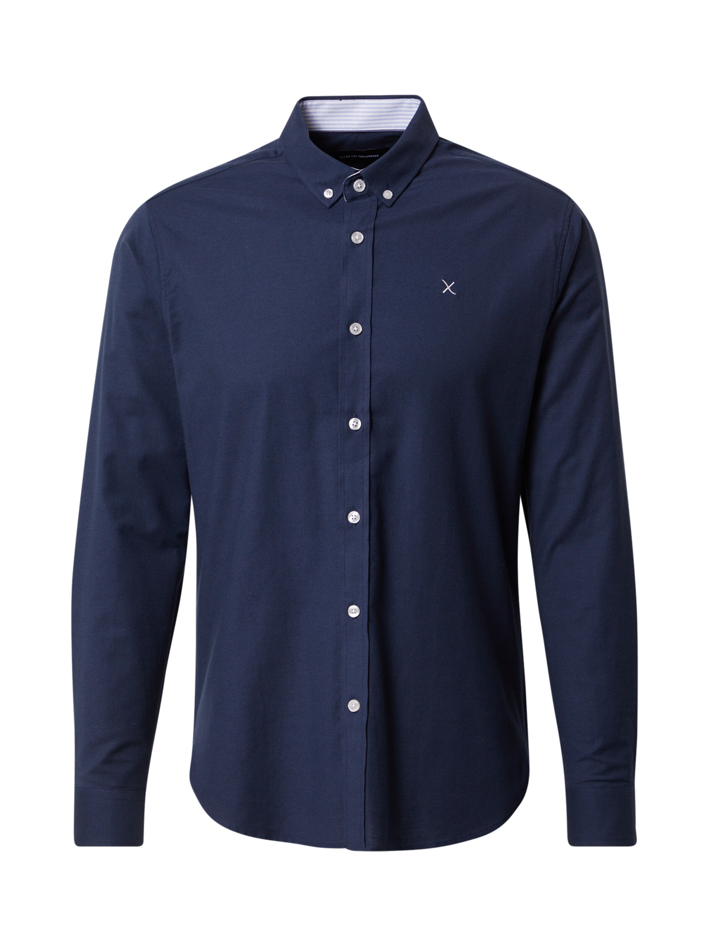 Clean Cut Copenhagen Regular Fit Hemd in Blau: Vorderseite