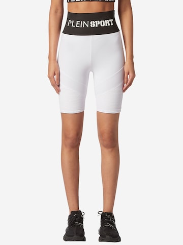 Skinny Leggings di Plein Sport in bianco: frontale