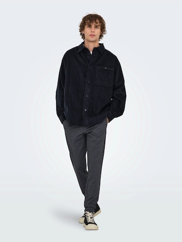 Only & Sons Классический крой Рубашка 'ONSWaleed' в Черный