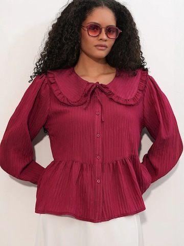 Camicia da donna di Bigdart in rosso: frontale