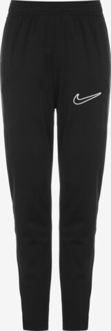 NIKE Slim fit Workout Pants 'Academy' in Black: front