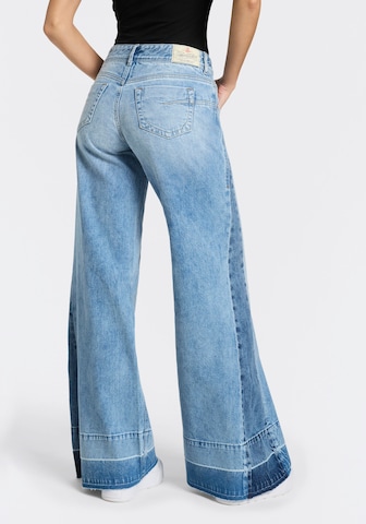 Herrlicher Wide Leg Jeans in Blau