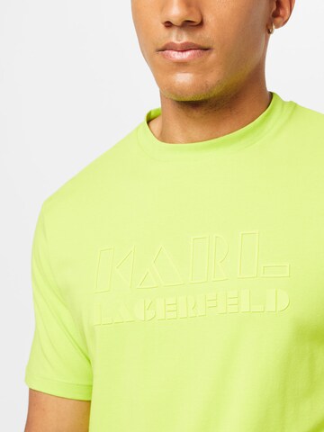 T-Shirt Karl Lagerfeld en jaune