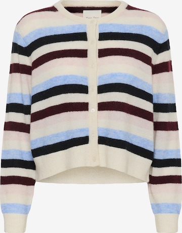 Part Two Gebreid vest 'Linika' in Geel: voorkant