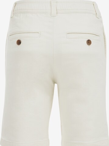 Slimfit Pantaloni di WE Fashion in bianco