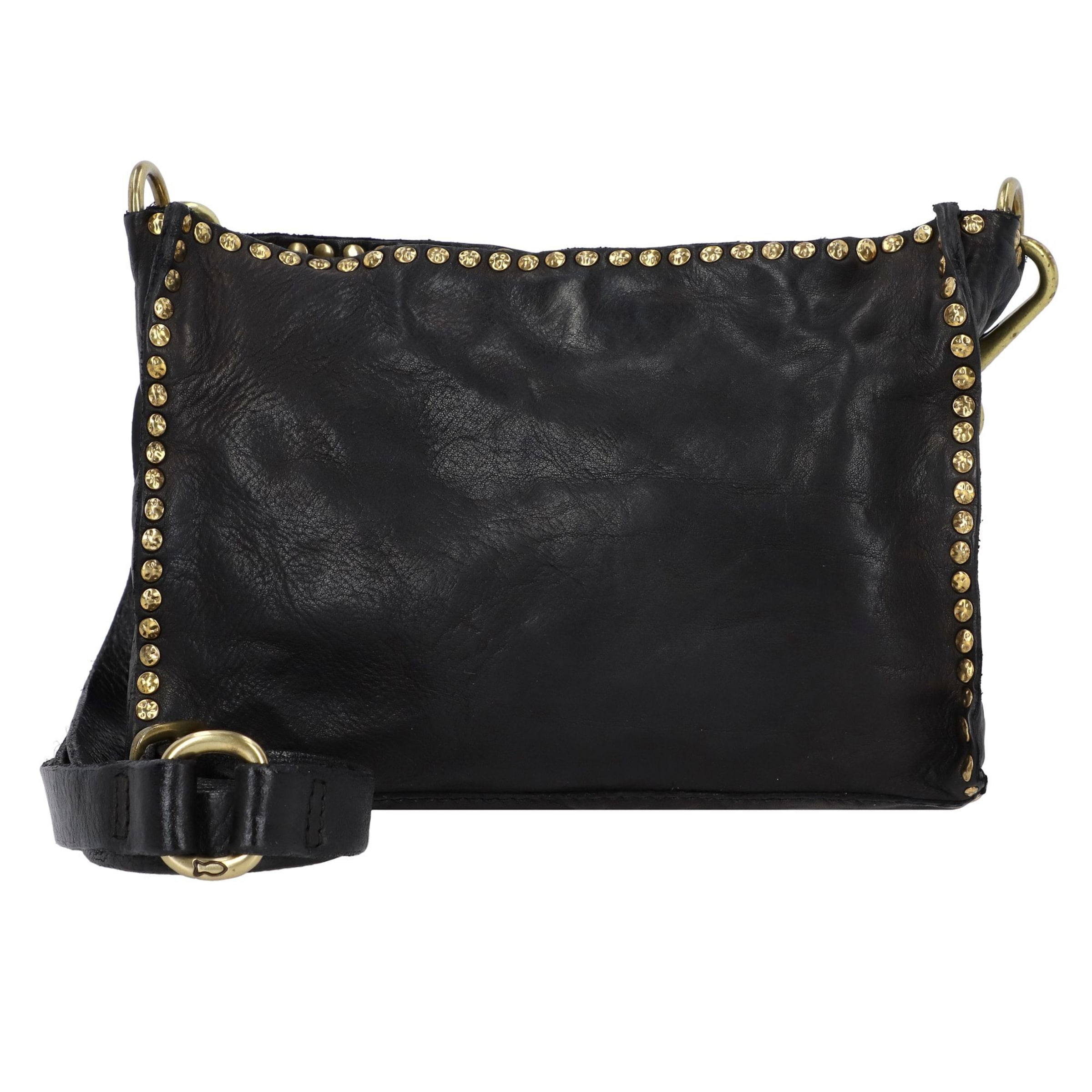 Campomaggi Crossbody bag 'Agata' in Black: front