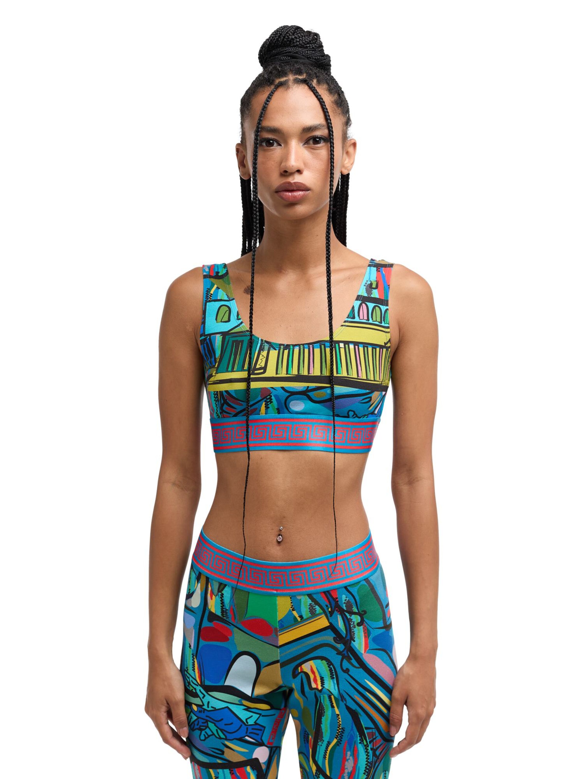 Carlo Colucci Top ' De Zini ' in Mischfarben: Vorderseite