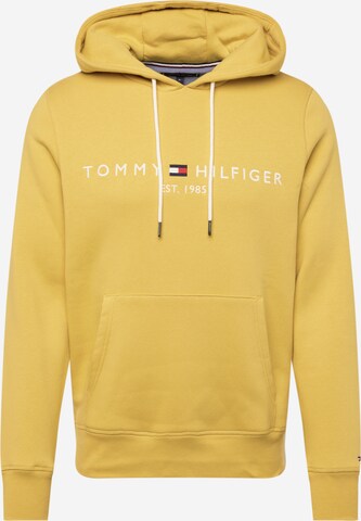Sweat-shirt TOMMY HILFIGER en jaune : devant