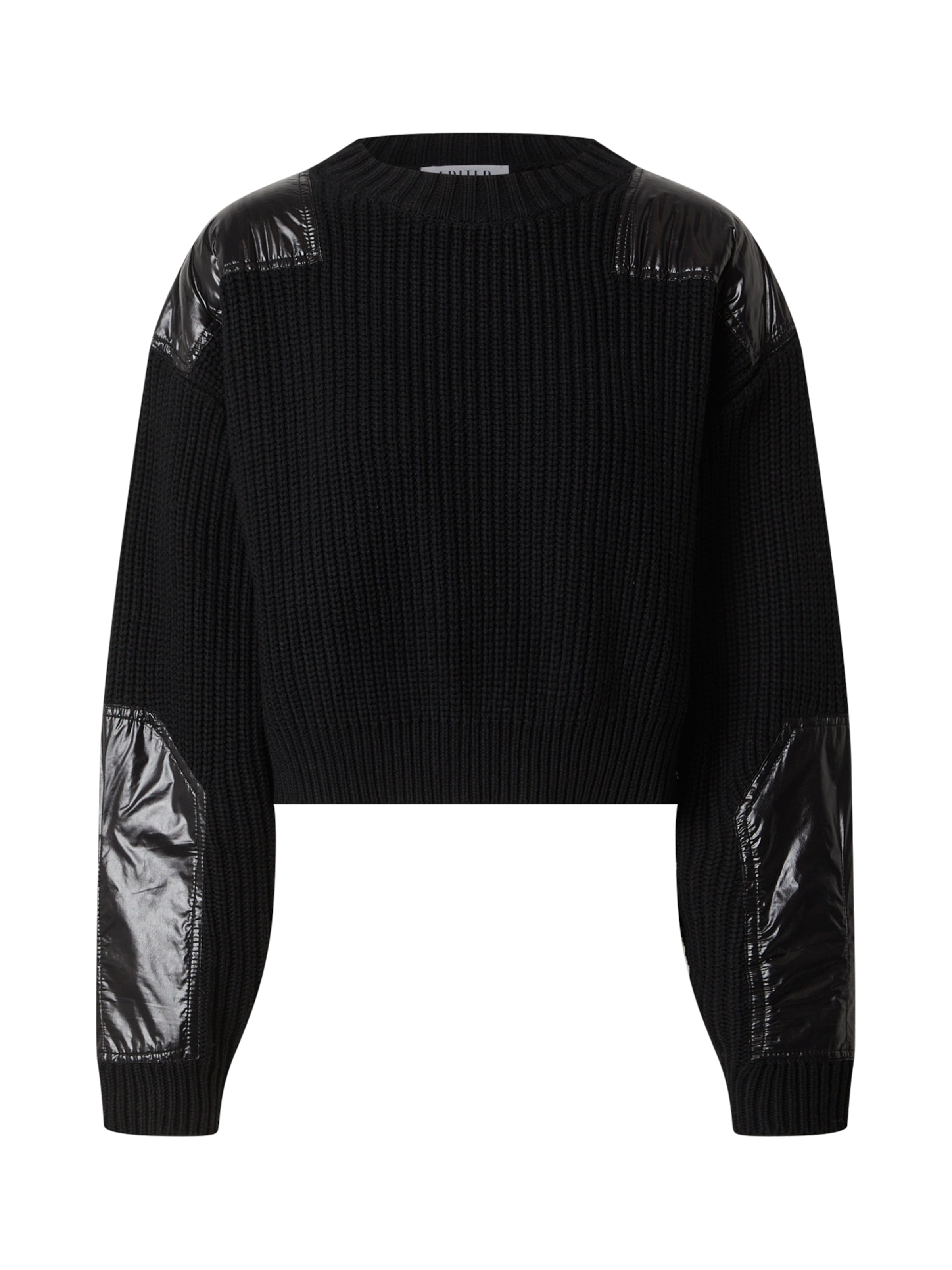 EDITED Pullover 'Naika' in Schwarz: Vorderseite