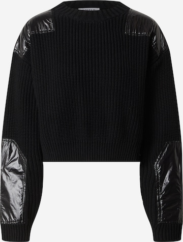 EDITED Пуловер 'Naika' в черно: отпред