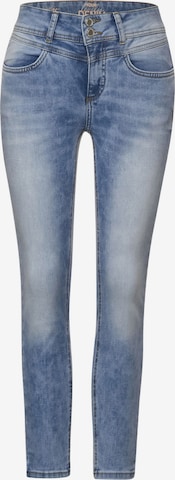 STREET ONE Slimfit Jeans 'York' in Blau: predná strana