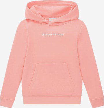 TOM TAILOR Sweatshirt in Roze: voorkant