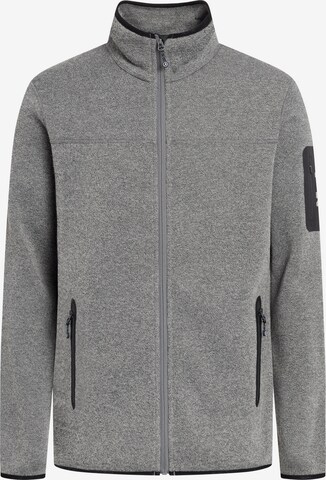 Sea Ranch Fleece Jacket 'Sidney' in Grey: front