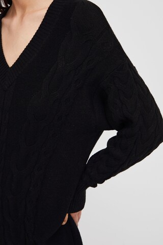 b.young Knitted dress 'Milo' in Black