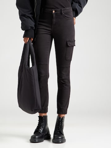 Slimfit Pantaloni cargo 'ONLMissouri' di ONLY in nero: frontale