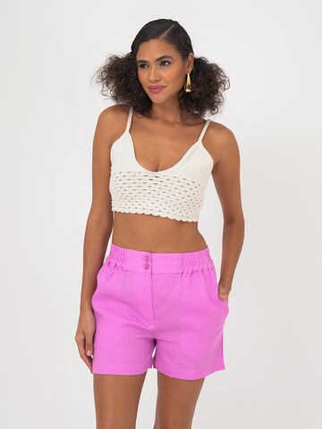 FRESHLIONS Regular Broek in Roze
