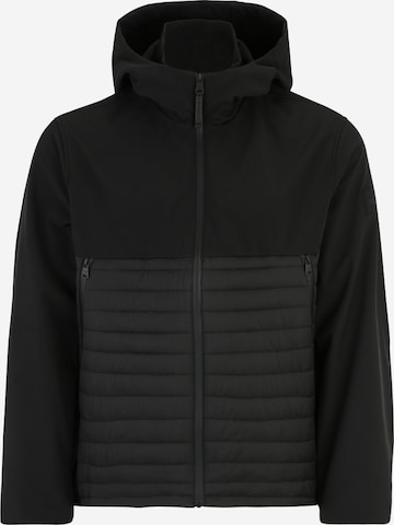 Calvin Klein Big & Tall Демисезонная куртка в Черный: спереди