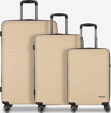 Ensemble de bagages 'Dallas 3.0' Franky en beige : devant