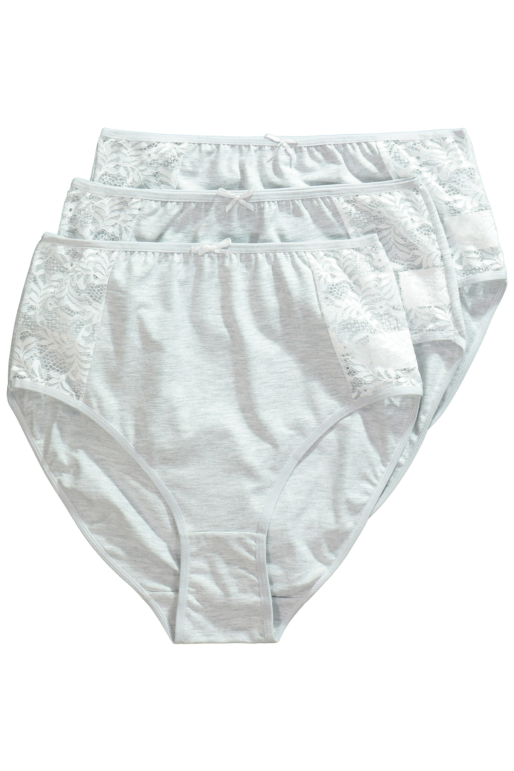 Ulla Popken Slip in Grau: Vorderseite