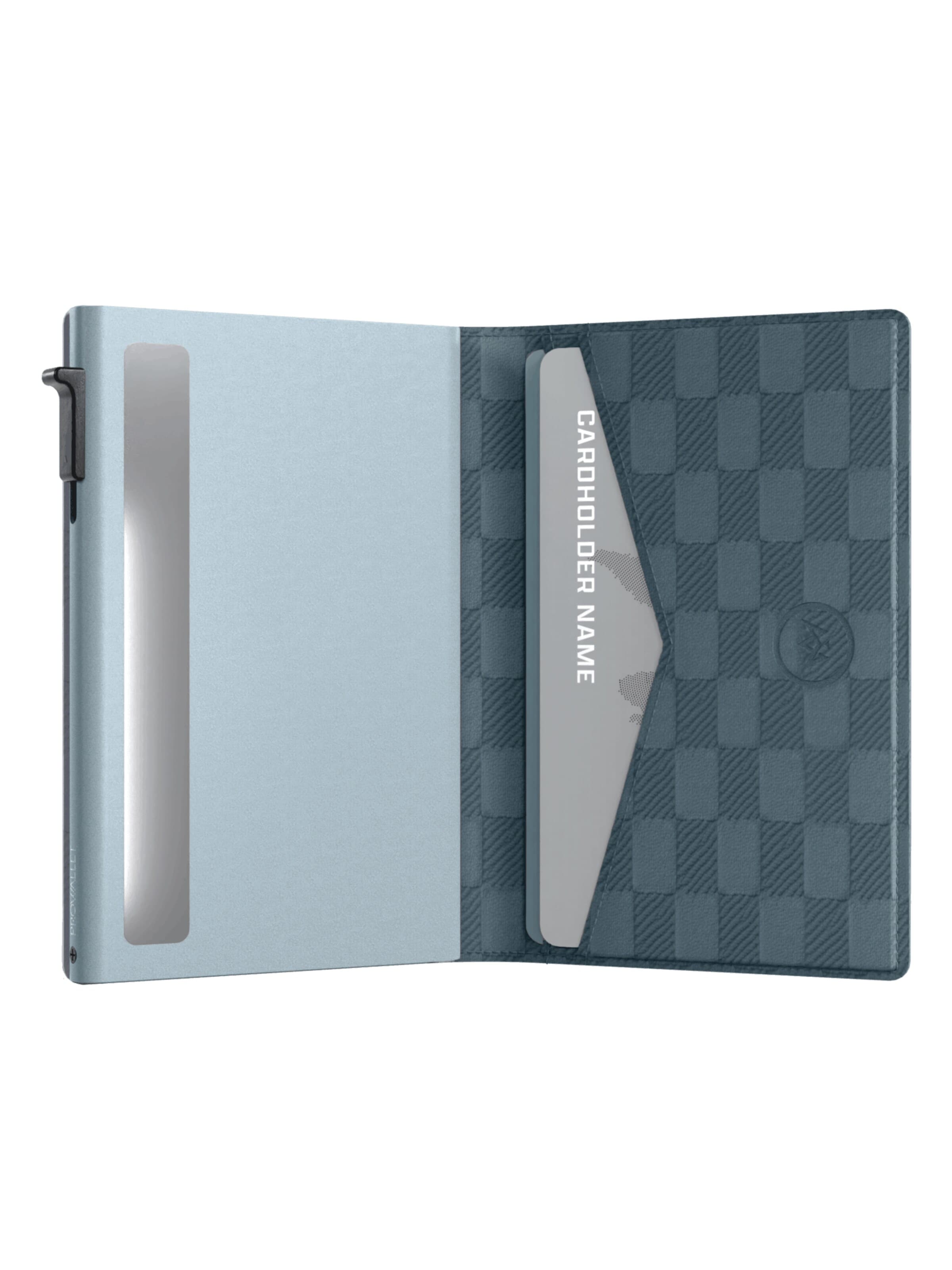 Prowallet Wallet 'Pasjeshouder Slim Panel' in Blue