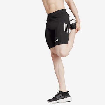 ADIDAS PERFORMANCE Skinny Workout Pants 'OWN THE RUN' in Black