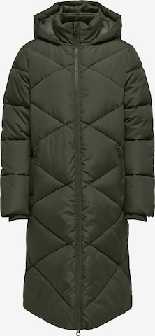JDY Winterjas 'VISTA' in Groen: voorkant