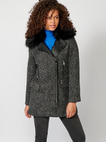 KOROSHI Between-Seasons Coat in Grey: front