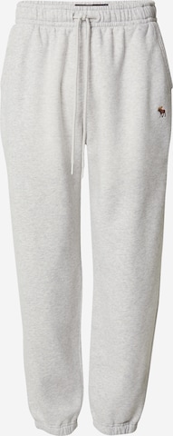 Abercrombie & FitchLoosefit Hlače - siva boja: prednji dio