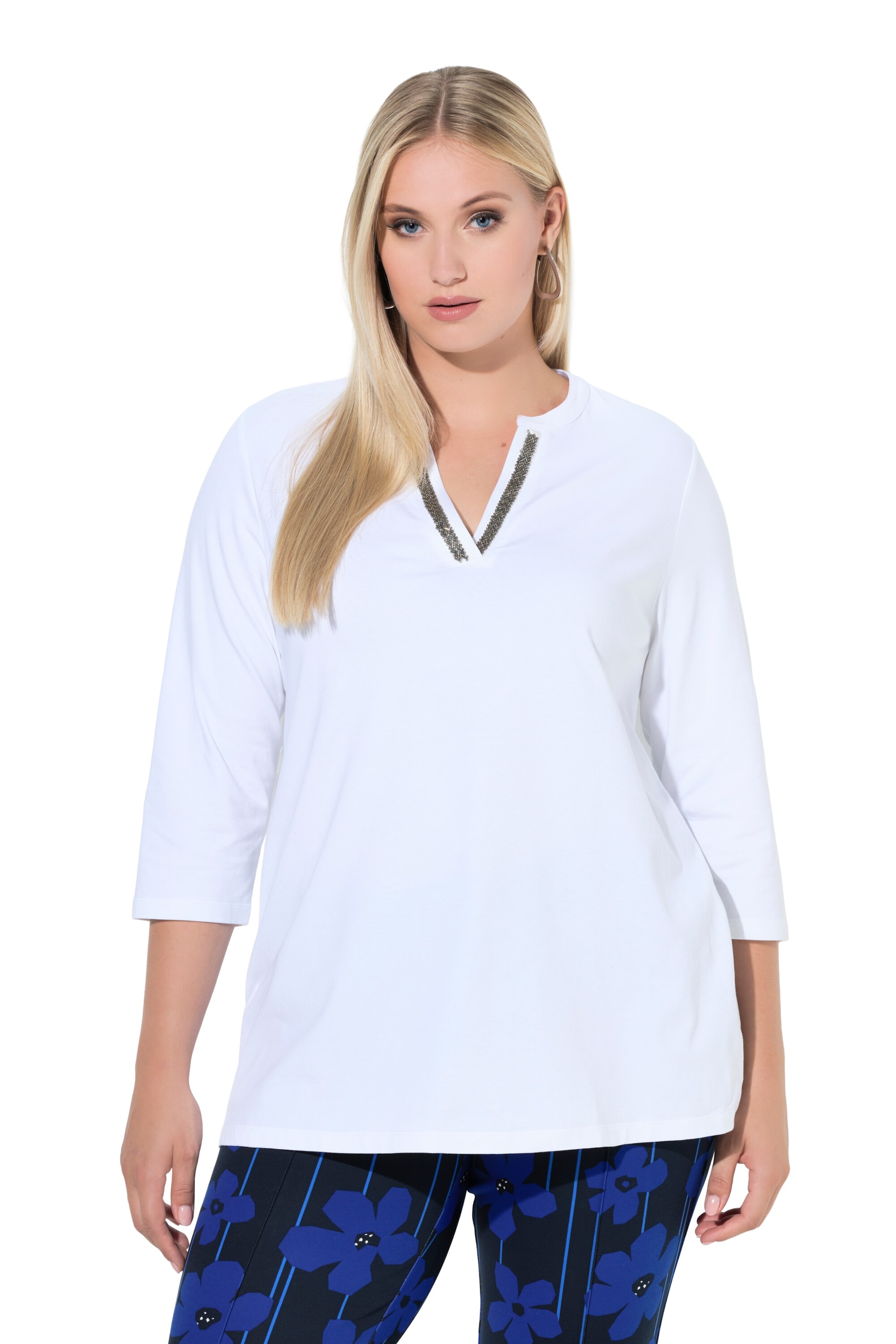 Ulla Popken Shirt in White: front