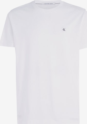 T-Shirt Calvin Klein Jeans en blanc : devant