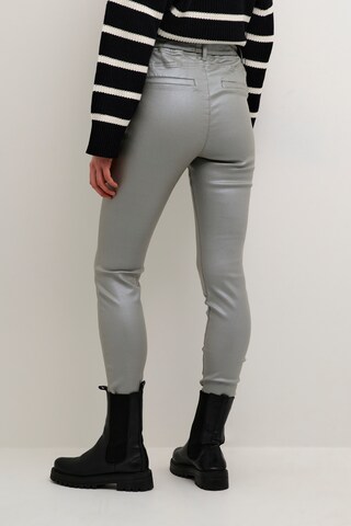 Coupe slim Pantalon 'Torid' Cream en argent