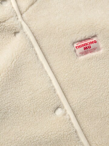 Thinking MU - Casaco de velo 'Kourtney' em branco
