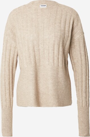 Pull-over 'VIOLA' Noisy may en beige : devant