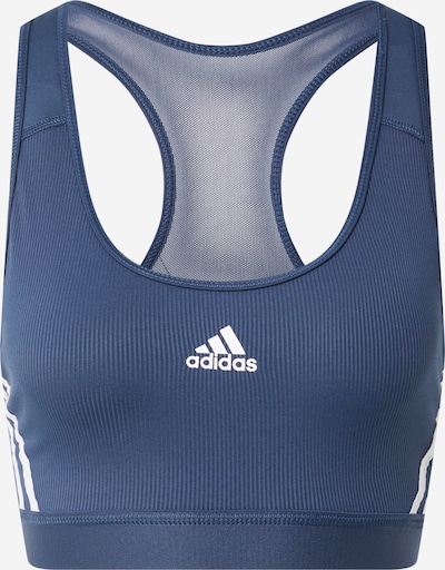 ADIDAS PERFORMANCE Αθλητικό σουτιέν 'Believe This' σε μπλε / λευκό, Άποψη προϊόντος