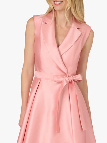 Adrianna Papell Cocktail dress 'Lapel Mikado Ankle Dress' in Orange