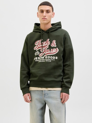 JACK & JONES Sweatshirt in Groen: voorkant