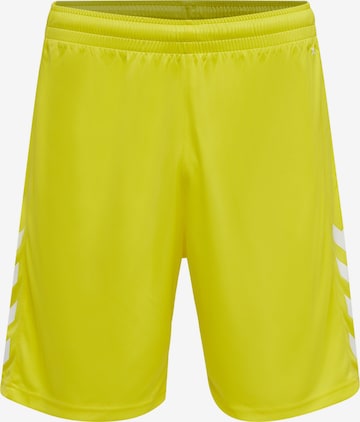 Pantaloni sportivi di Hummel in giallo: frontale