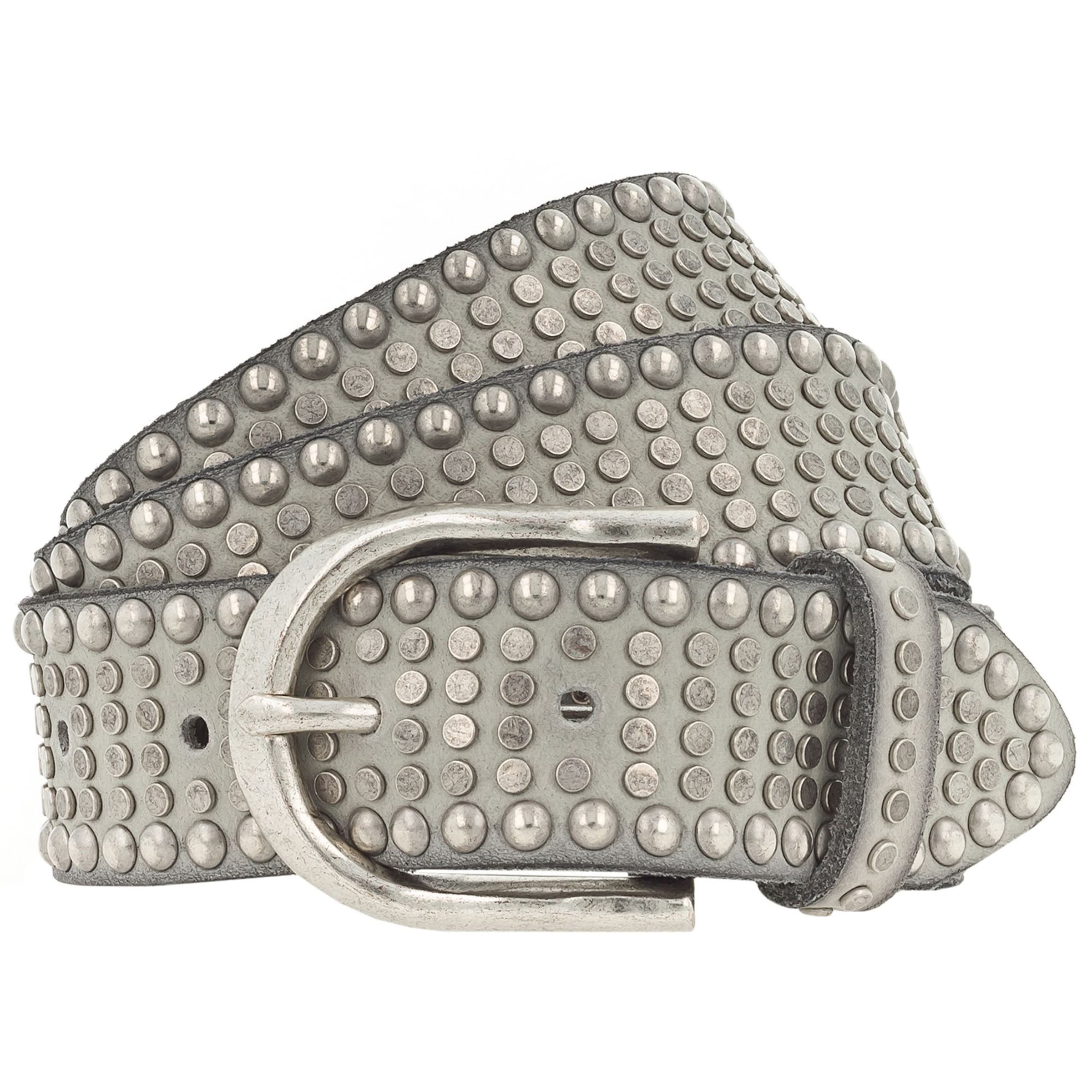 B.BELT Belt 'Riva' in Grey: front