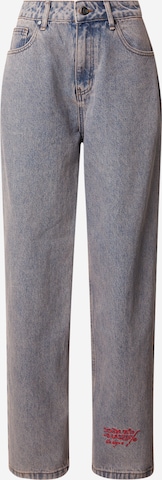 Ed Hardy Baggy Джинсы в Лиловый: спереди