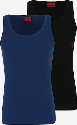 Maillot de corps HUGO en bleu : devant