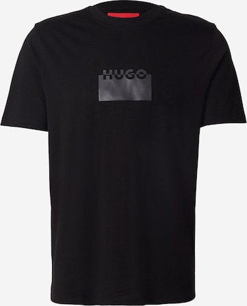 HUGOMajica 'Delastio' - crna boja: prednji dio