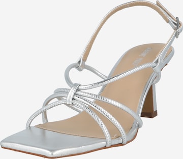 ABOUT YOU Sandals 'Maren' in Silver: front