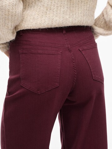 VILA Loose fit Jeans 'VIChia' in Red