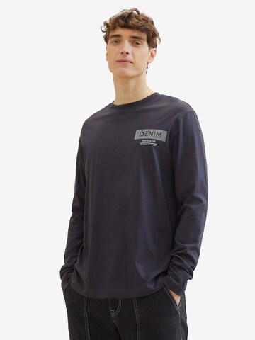 TOM TAILOR DENIM Shirt in Grey: front