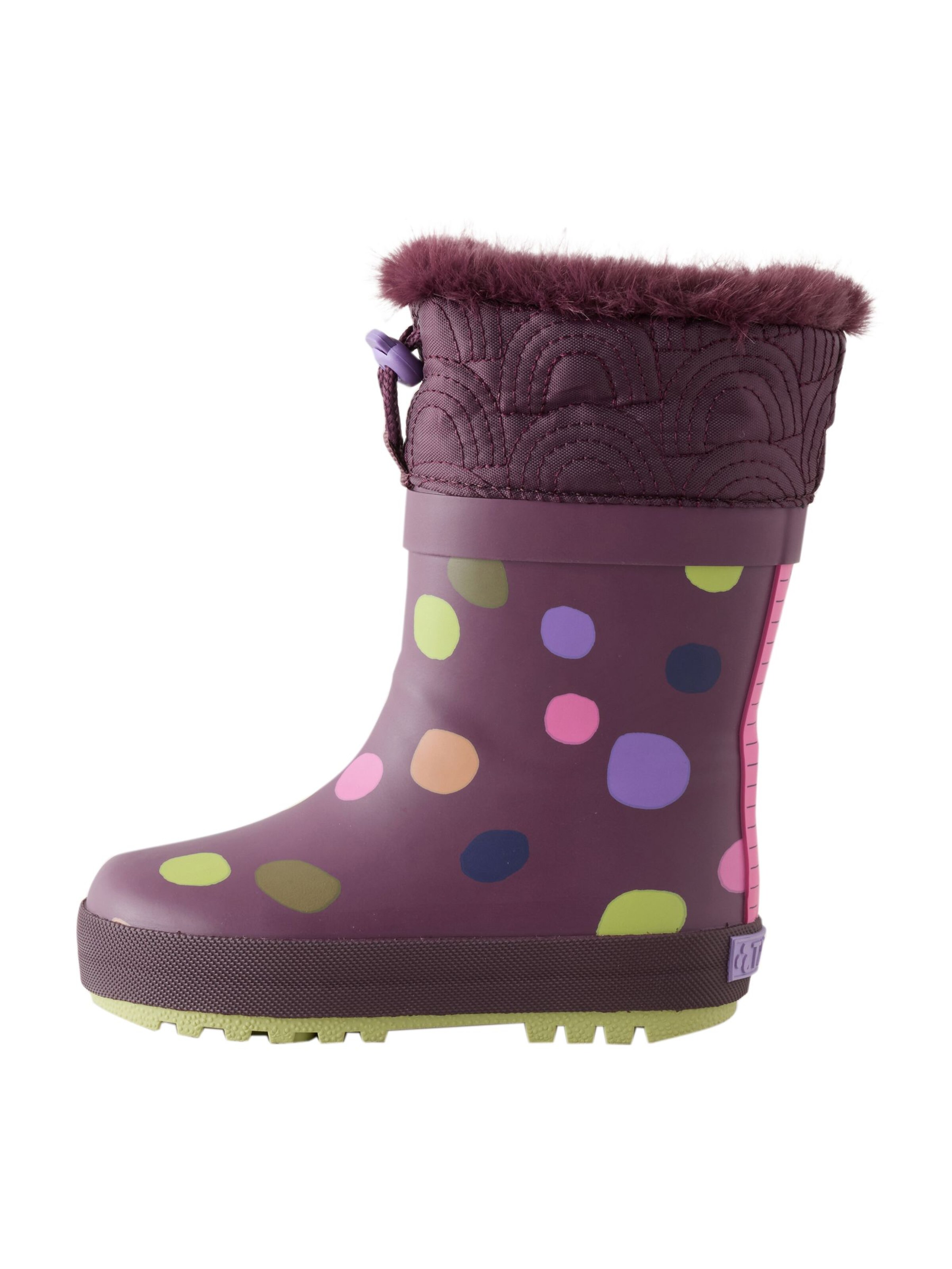 Next Rubber boot in Purple: front