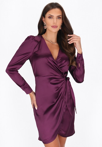 faina Jurk in Lila: voorkant