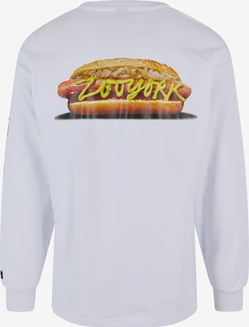Maglietta 'Hot Dog' di ZOO YORK in bianco