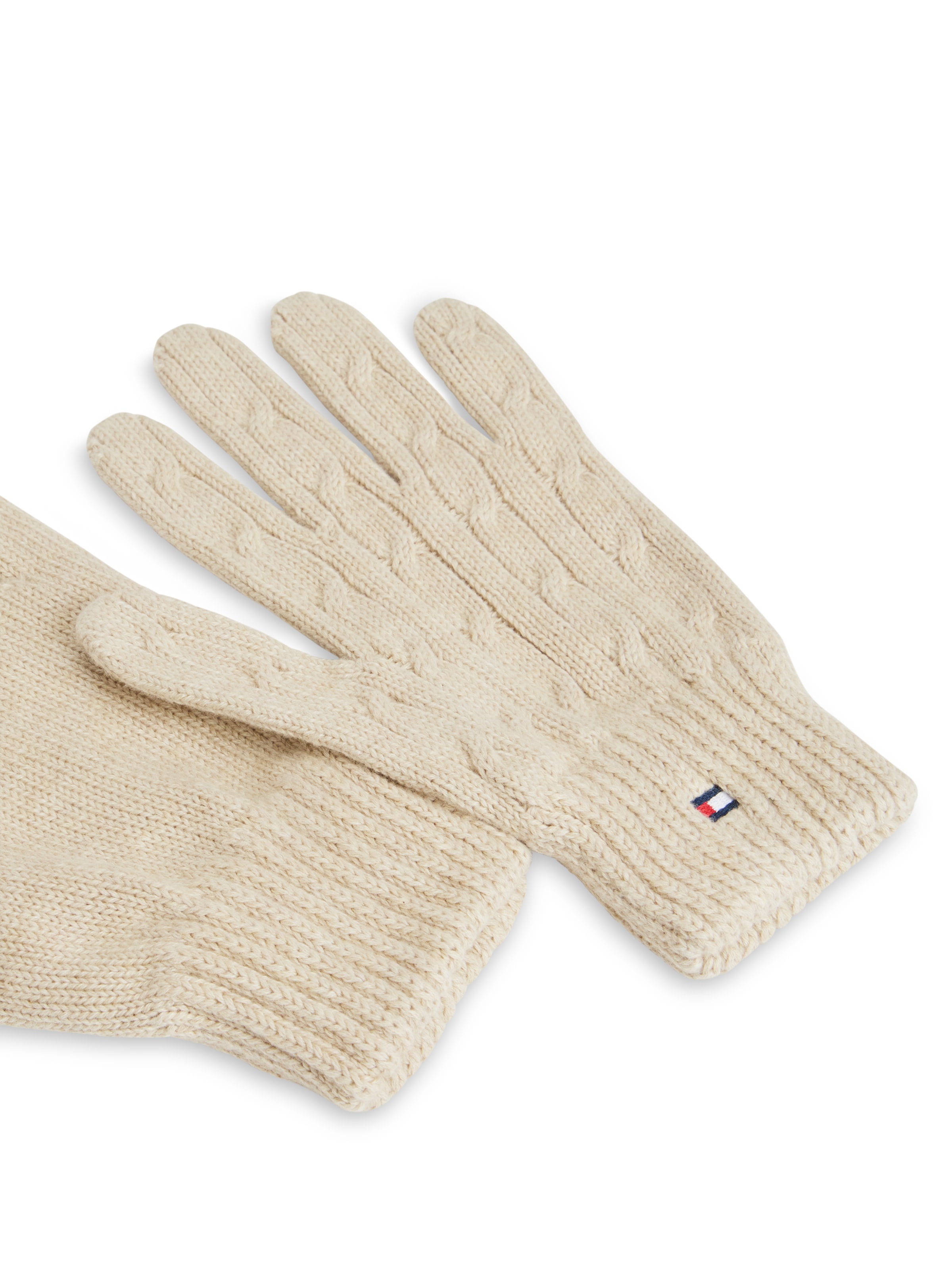 Gants 'ESSENTIAL' TOMMY HILFIGER en beige