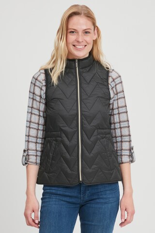 Fransa Bodywarmer 'FRBAPADDING 3' in Zwart: voorkant