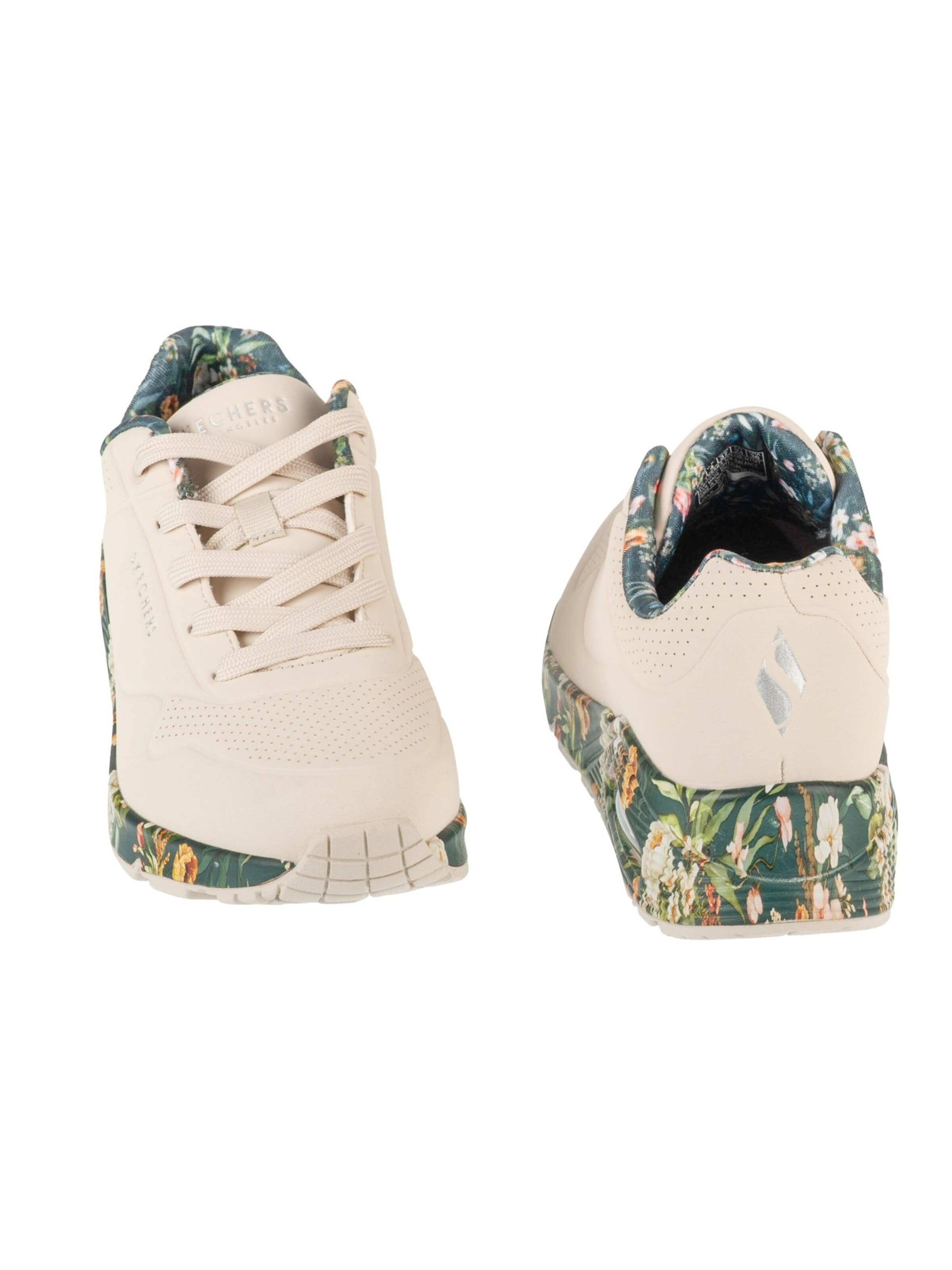 SKECHERS Slip-on 'Skechers Uno - Majestic Garden' in Beige